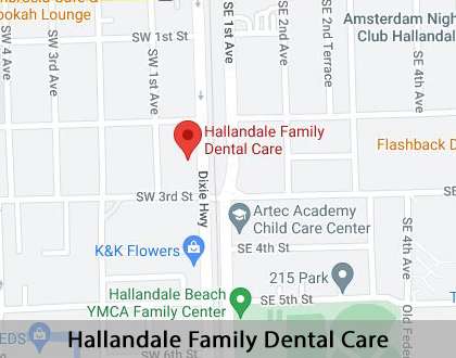 Map image for Will I Need a Bone Graft for Dental Implants in Hallandale Beach, FL